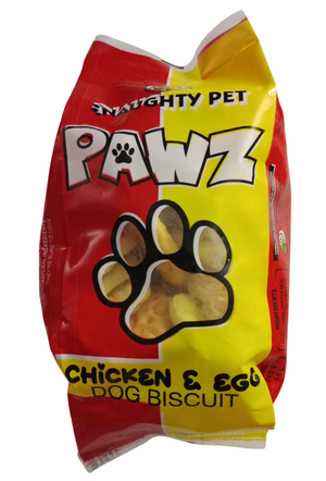 Naughty Pet Paw Chicken & Egg Dog Biscuits