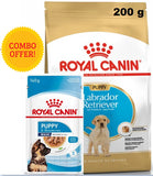 Royal Canin Labrador Retriever Puppy Dry Food 200 g With 140 g Maxi Puppy Gravy Salsa Pouch (Combo Pack)