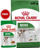 Royal Canin Mini Adult Dog Dry Food 220 g With Free 85 g Mini Adult Dog Gravy Salsa Pouch
