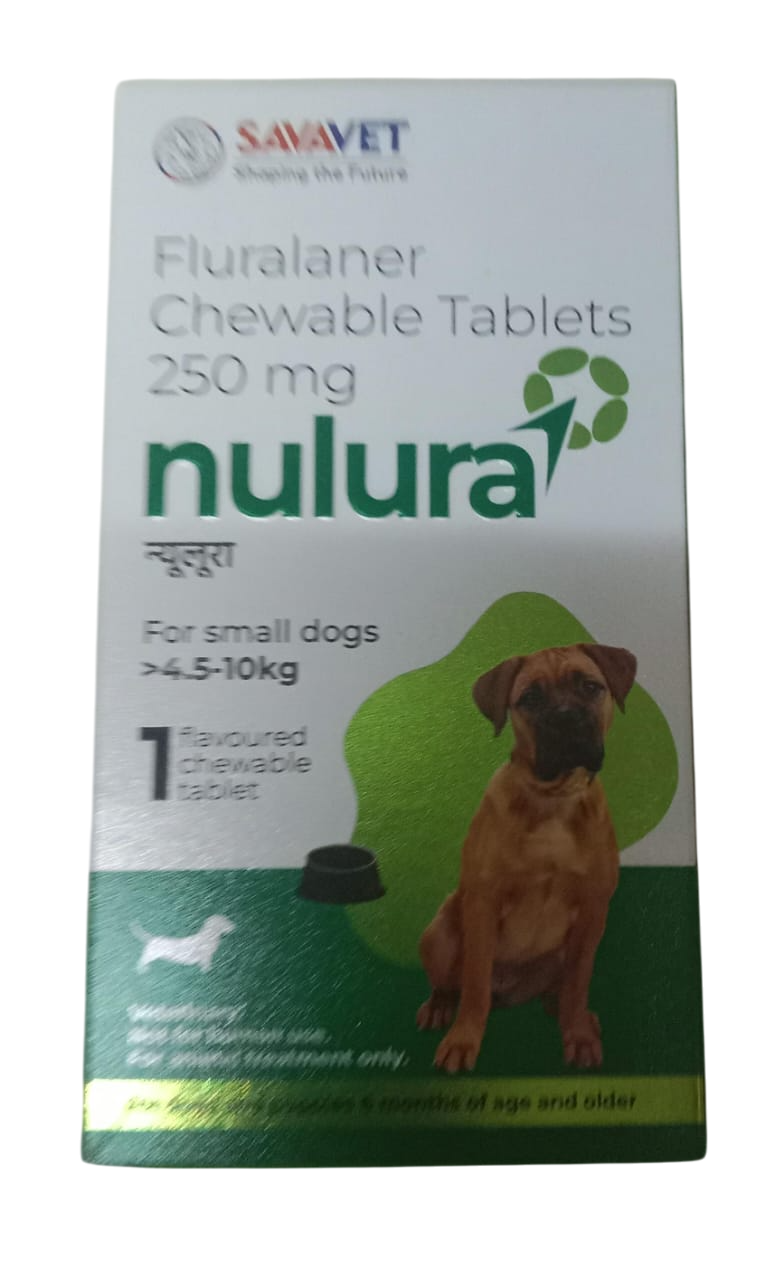 Savavet Nulura Chewable 250mg Tablets For Small Dogs (4.5 - 10KG)