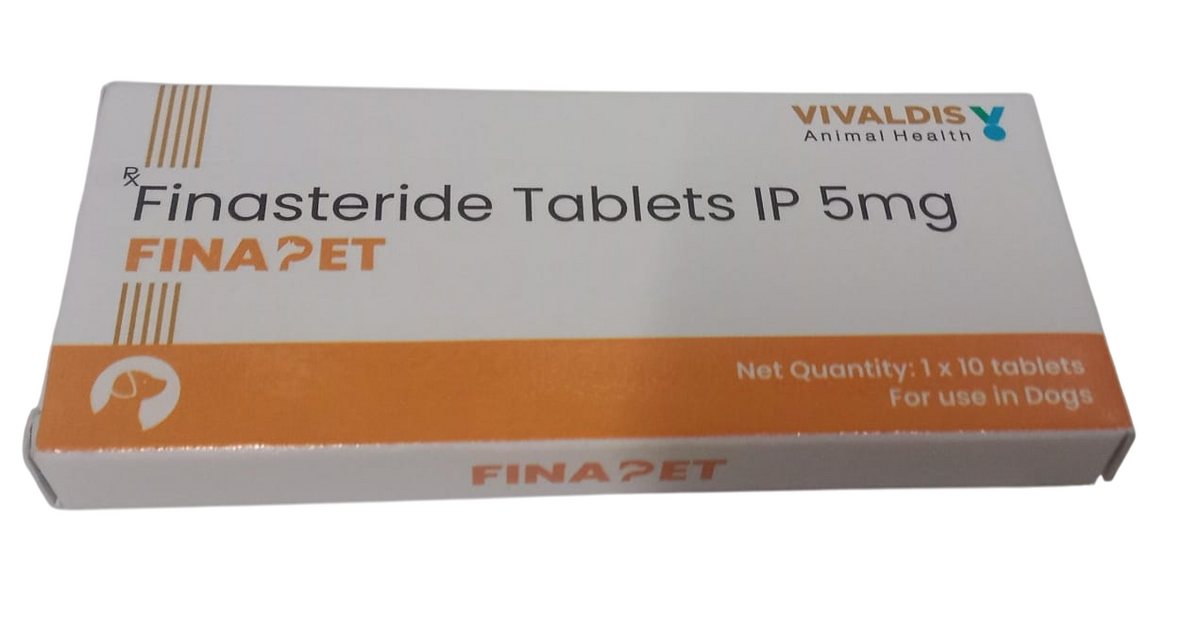 Vivaldis Finapet Finasteride Tablets IP 5mg for Dogs