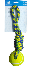 Pets Empire Tennis Ball Tug Rope Toy For Dogs