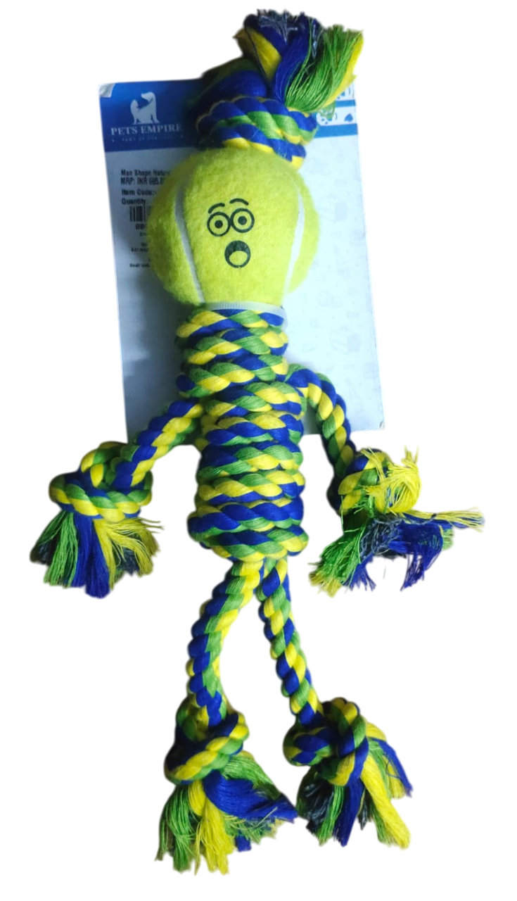 Pets Empire Man-Shaped Natural Rope Toy For Dogs