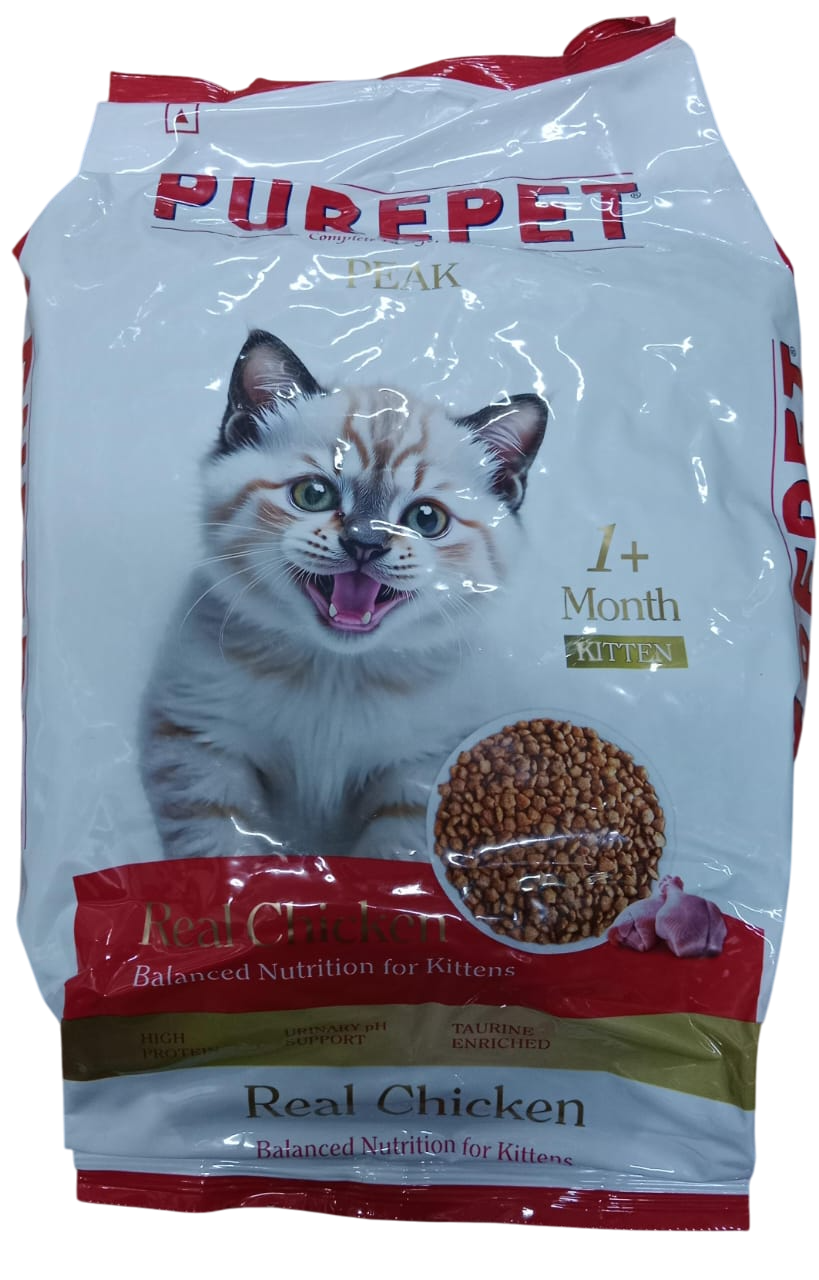 Purepet Peak Real Chicken Kitten Dry Food