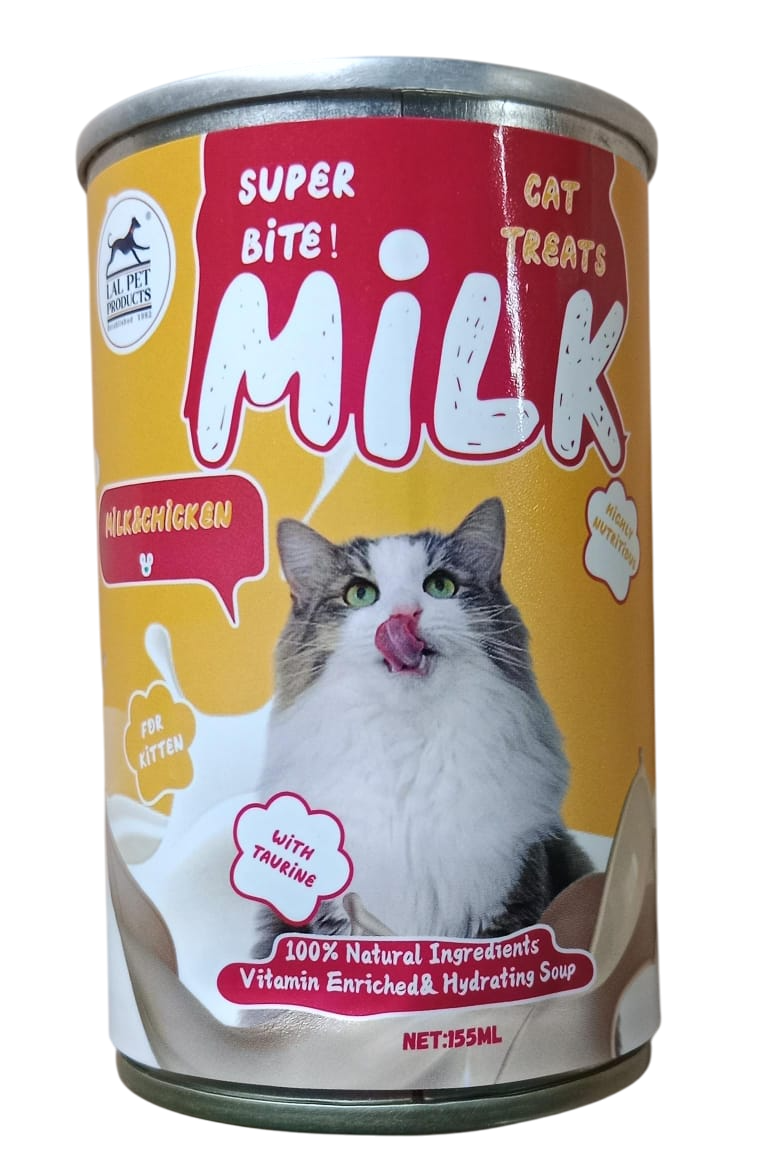 Super Bites Milk & Chicken 100% Natural Vitamin Enriched & Hydrating Soup Cat Treats