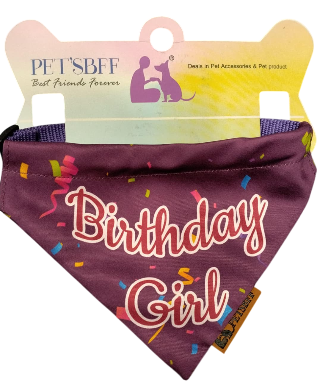 Petropolis Birthday Girl Bandana (Color May Vary)