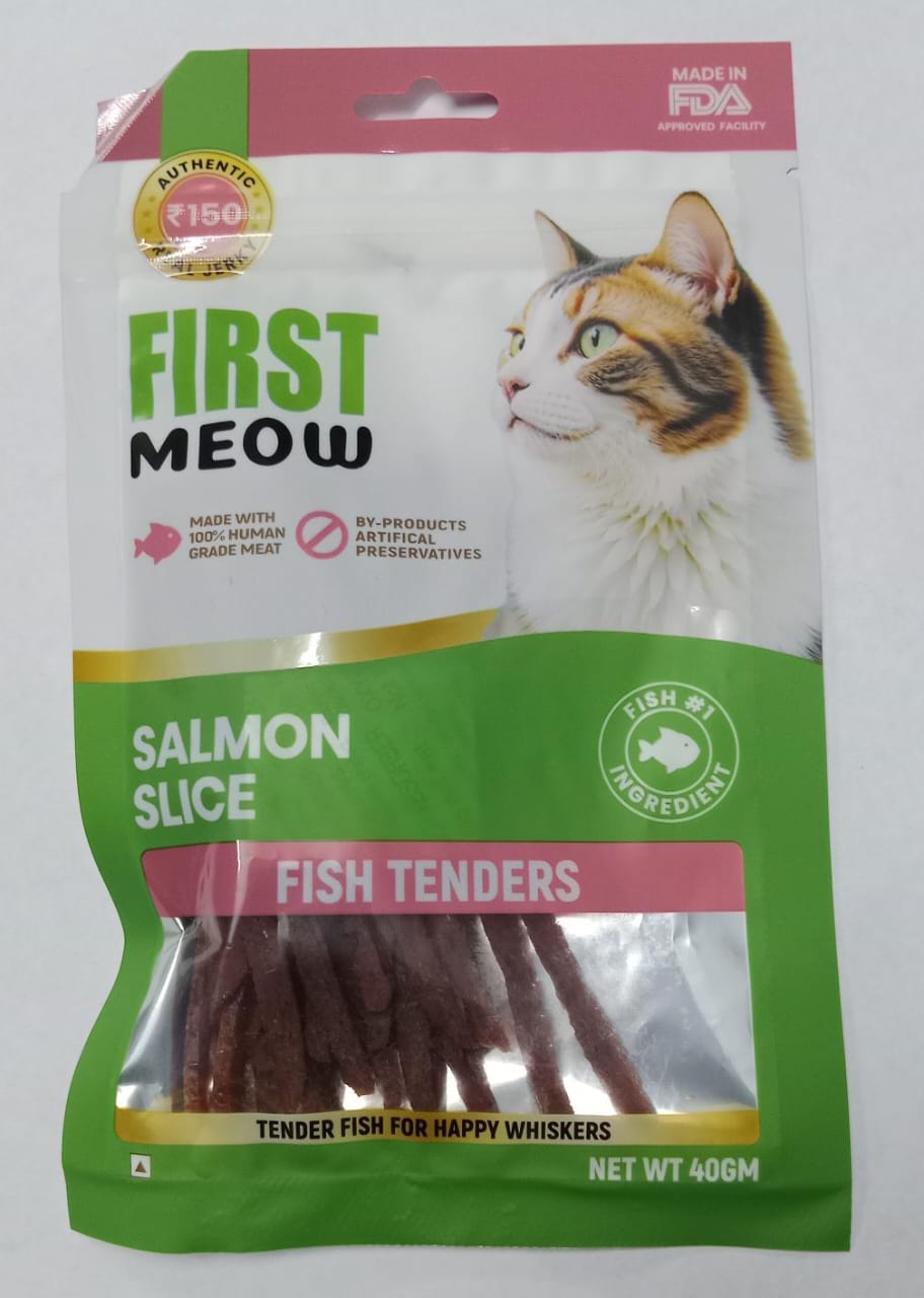 First Meow Treats For Cats - Salmon Slice