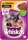 Whiskas Kitten With Chicken In Gravy Pouch