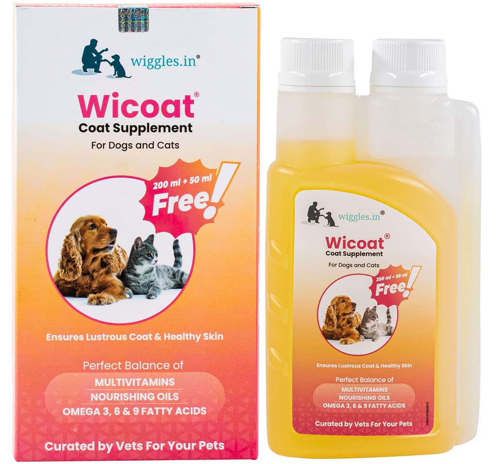 Wiggles Wicoat Coat Supplement for Dogs & Cats