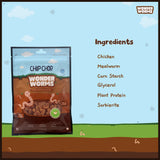 Chip Chops Wonder Worms Mini Chicken Hearts With Mealworms Dog Treats