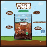 Chip Chops Wonder Worms Chicken Rings With Mealworms Dog Treats