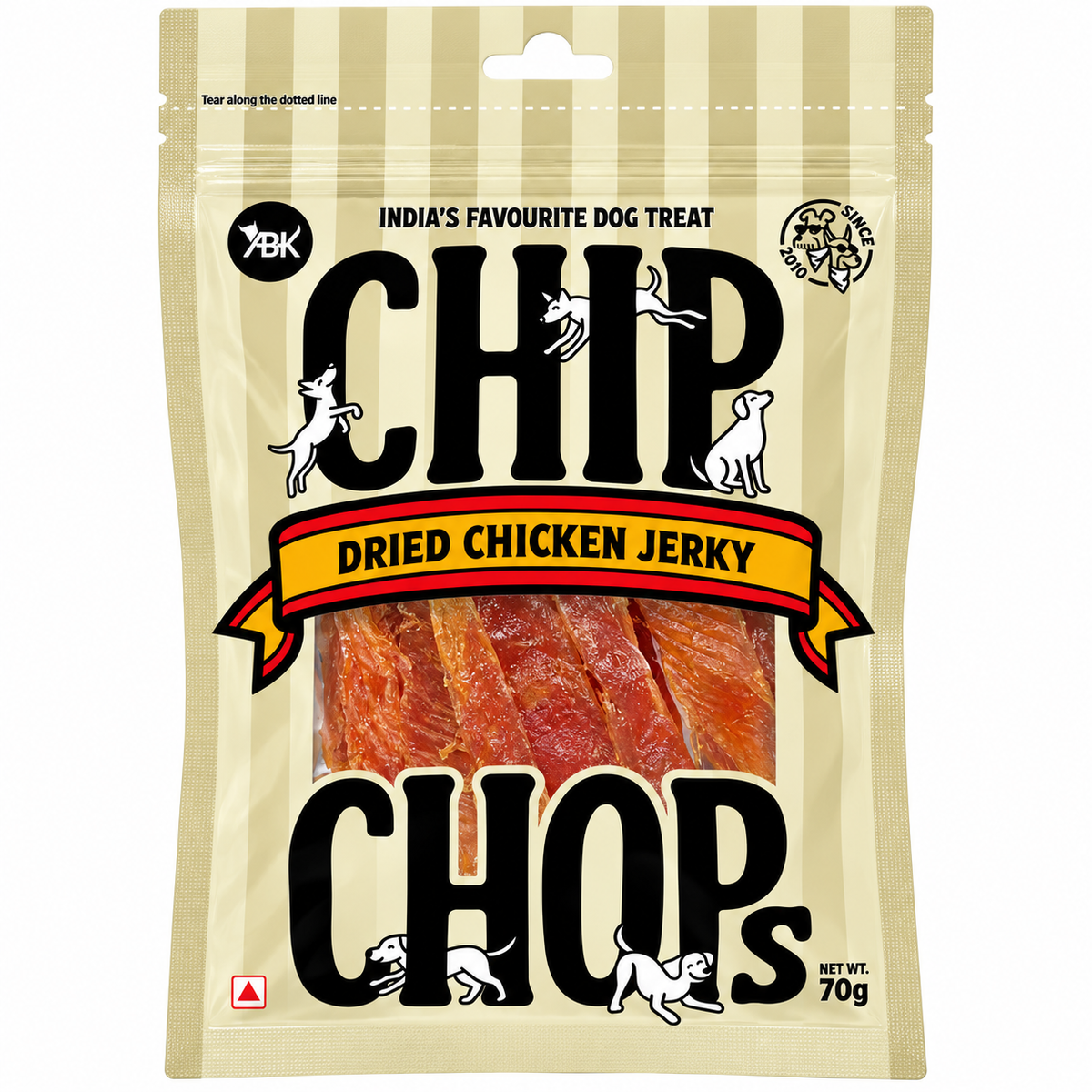 Chip Chops : Dried Chicken Jerky Dog Treats