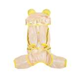 Fofos Four Leg Pet Raincoat - Yellow