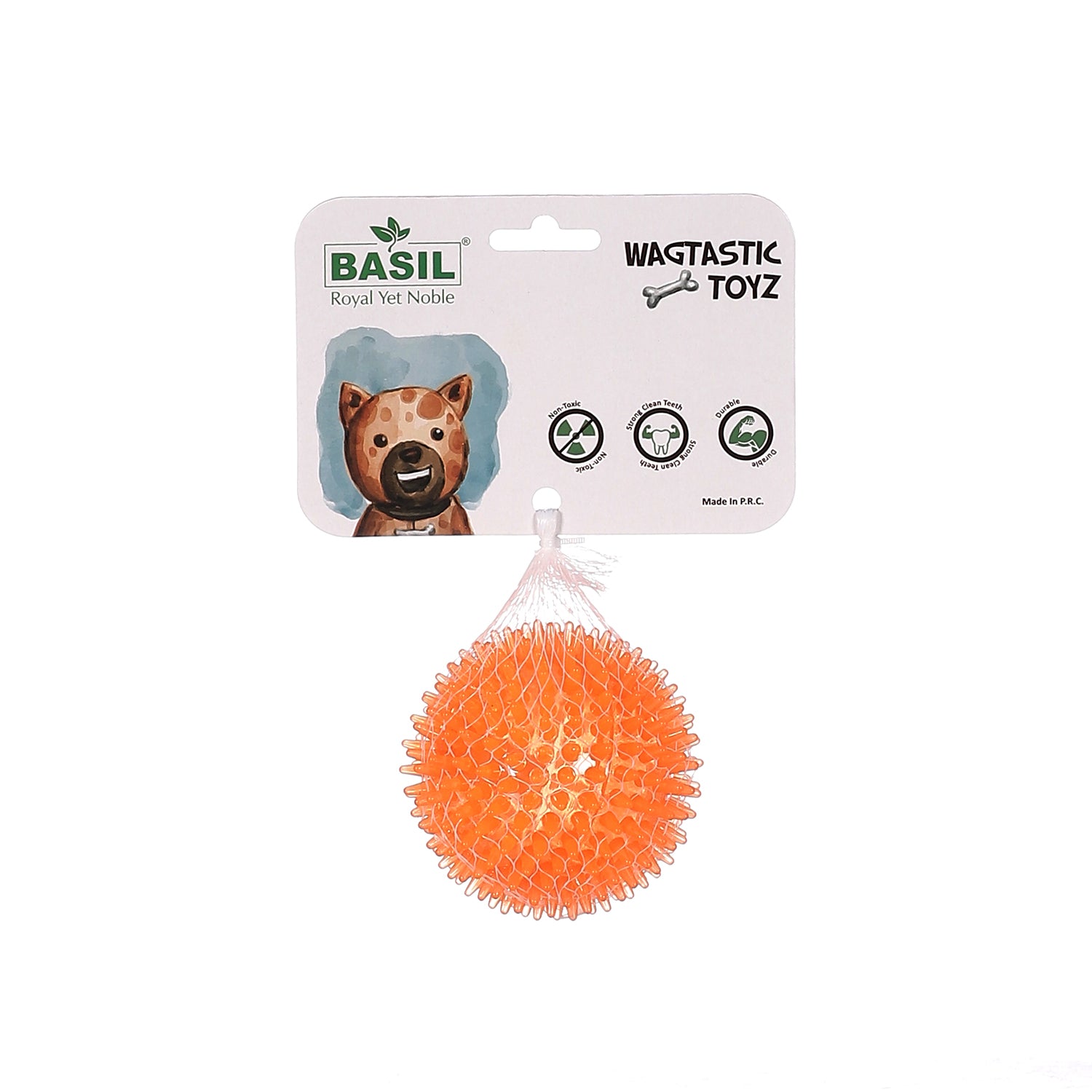 Basil Spike TPR Pet Chew Ball