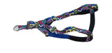Kennel Shapes Padded Nylon Printed M.S. Click Lock Adjustable Harness