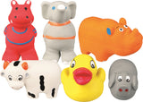 Trixie Assorted Baby Zoo Figures Latex Pet Toy