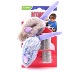 Kong Refillables Purple & Frosty Grey Mouse Catnip Toy