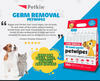 Petkin Germ Removal 10 Travel Pack Petwipes For Dogs & Cats