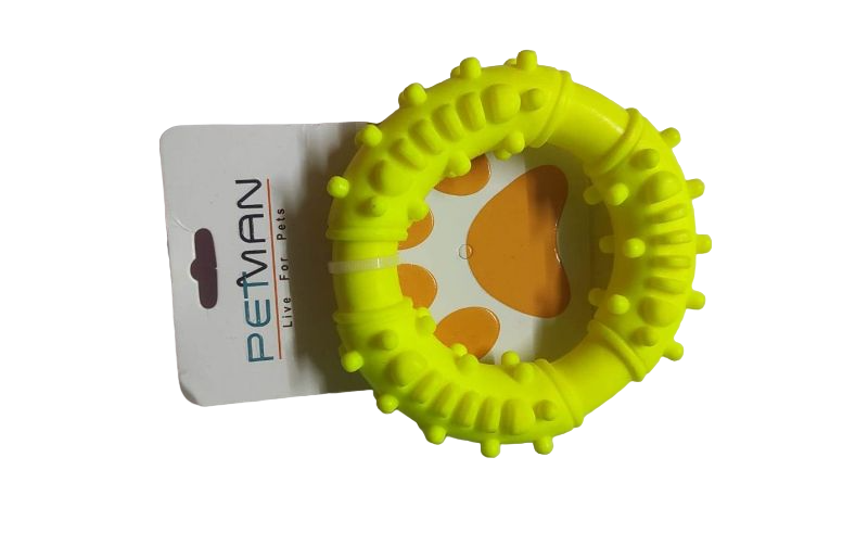 Pets Friend Petman TPR Power Ring Toy For Dogs