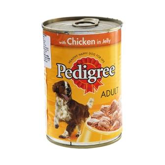 Pedigree Tin ' With Chicken In Jelly'