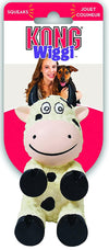 Kong Wiggi Cow Dog Latex Toy