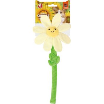 Fofos Sunflower Crinkle Rope Dog Toy