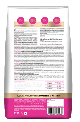 Signature Grainzero Mother Kitten Dry Food Ocean Fish Sardine