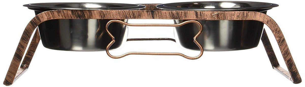 Pets Empire Metal Double Diner Bowl For Dogs