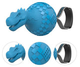 Gigwi Dinoball T-rex 'Push To Mute' Toy - Light Blue