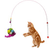 Pets Empire Soft Rod With Feather Bells Ball Play Wand Stick Cat Toy