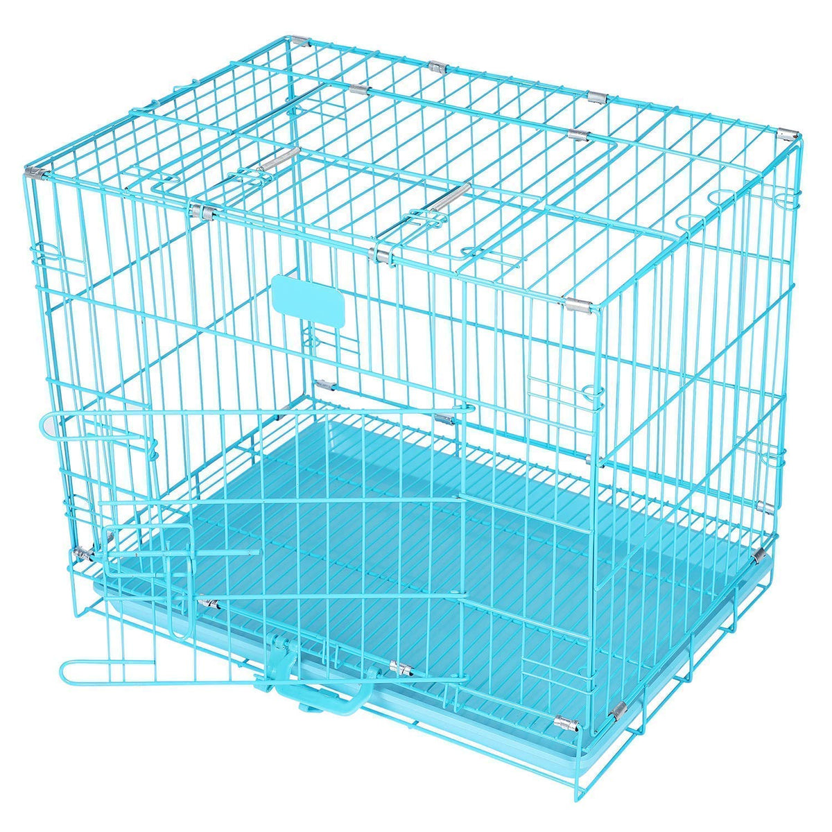 Naaz International Wire Cage For Dog - Blue