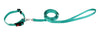 Kennel Soft Nylon Adjustable Click Lock Collar and Leash Set (1/2")