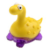 Gigwi Suppa Puppa Dino Squeak Toy Yellow/Purple