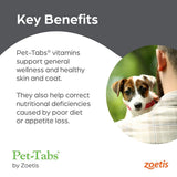 Zoetis Pet-Tabs Vitamin Mineral Tablets for Dogs - 60 Tablets