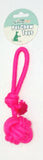 Speedy Pet Rope Ball With Handle Pink