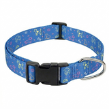 Kennel Printed Collar – Blue Bash
