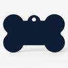 Kennel QR Code Smart Pet ID Tag in Bone-Shaped Aluminium with Custom Engraved Name, Number or Both