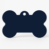 Kennel QR Code Smart Pet ID Tag in Bone-Shaped Aluminium with Custom Engraved Name, Number or Both