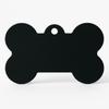 Kennel QR Code Smart Pet ID Tag in Bone-Shaped Aluminium with Custom Engraved Name, Number or Both