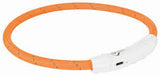 Trixie USB Flash Light Ring Collar Large - Extra Large - 65 CM - Dia 7 MM