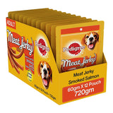 Pedigree Meat Jerky Smoked Salmon Flavor Pack of 24