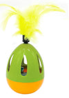 Smarty Pet Rolly Polly Tumbler With Feather Cat Toy