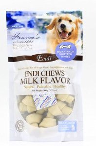 Endi Chews Milk Flavor Knotted Bone