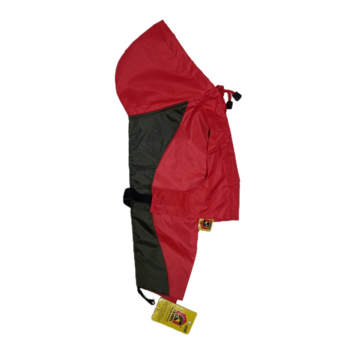 Kennel Imported Red/Black Double Color Raincoat