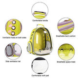 Smarty Pet Astronaut Space Bubble Window Capsule Breathable Transparent Backpack Carrier (Color May Vary)