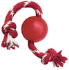 Kong Ball With Rope Dog Toy