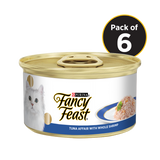 Fancy Feast Tuna Affair With Whole Shrimp Tin Pack Of 5 + 1 Free Tin - 510 G