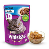 Whiskas With Tuna In Jelly Adult Cat Pouch 85 G (Pack Of 12) - Ecom Pack