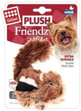 Gigwi 'Plush Friendz' Dog Toy Chipmunk With Double Layer - Brown