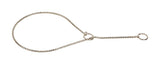 Kennel Snake Bronze Choke Chain Thin (L = 24" - 26") - Nickle